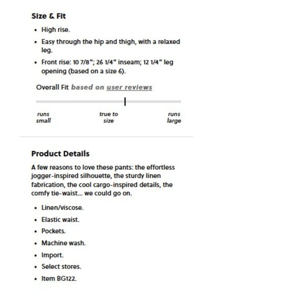 J. Crew Tie-waist linen-blend cargo pant 16 - Picture 7 of 8